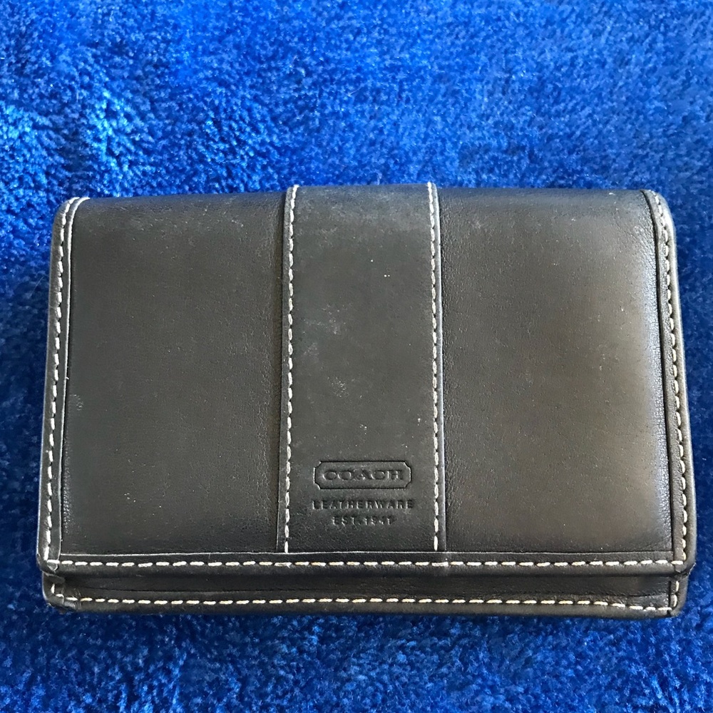 Black coach wallet